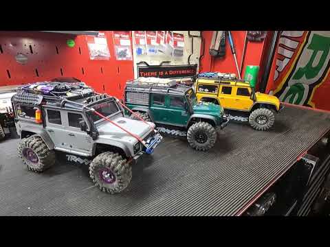 TRX4m trimming and shimming for big tires.
