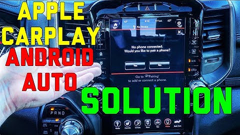 How To Fix APPLE CAR PLAY / ANDROID AUTO in UCONNECT - Dodge, Chrysler, Jeep, RAM, Mopar, FCA