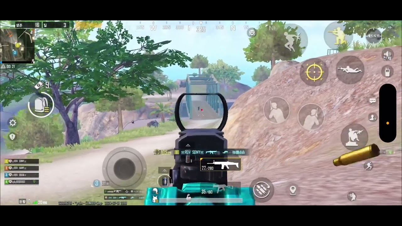 PUBGM | How to use red dot and iron sight kill montage