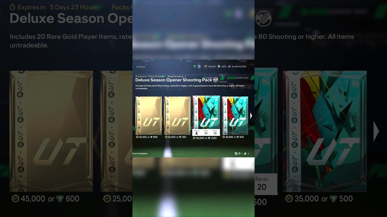 Opening the Deluxe Season Opener Shooting Packs! 😱 