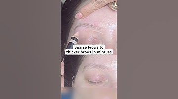 #sparsebrows to #thickerbrows in minutes #browshaping #beauty #Brows #eyebrowpencil #shorts