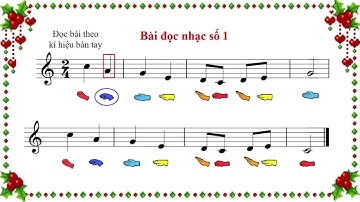 BÀI ĐỌC NHẠC SỐ 1 LỚP 3 (Sách Chân trời sáng tạo)