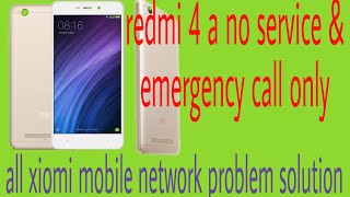 Mi Redmi 4A No Service & Emergency Calls Only Solution | Qadri Mobile Care screenshot 1