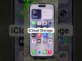 how to check available storage on iphone icloud #shorts #iphone #ios