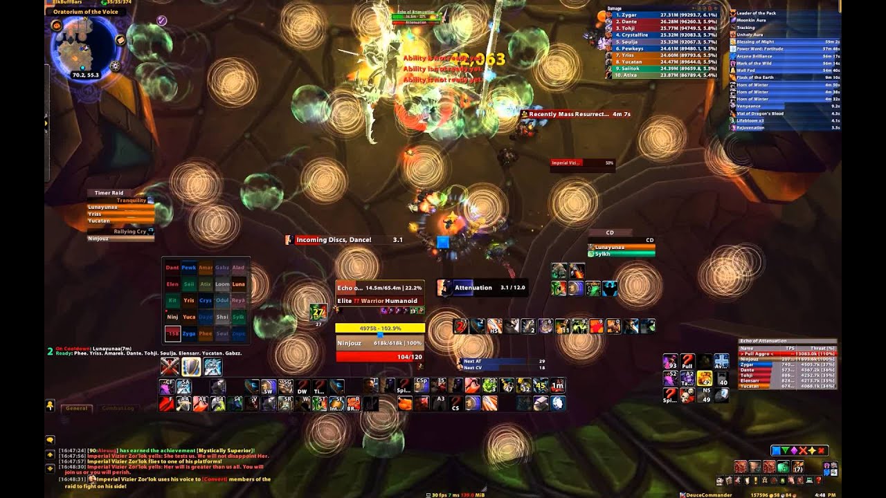 Wraith VS Imperial Vizier Zorlok 25 Heroic