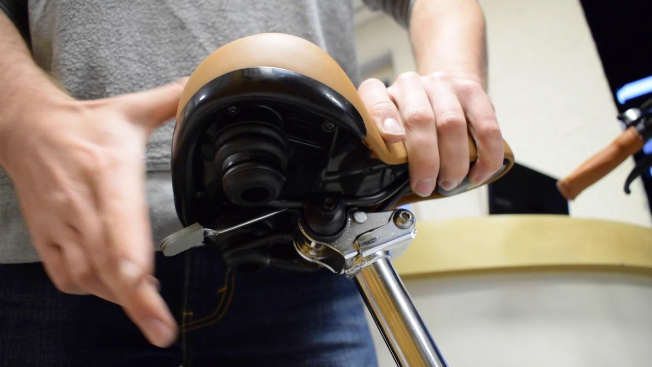 Quick adjust seat post YouTube