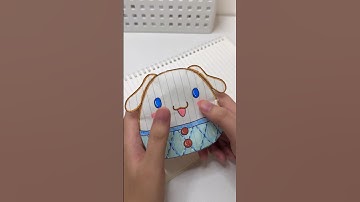 Cinnamoroll paper squishmallow tutorial #cinnamoroll #squishmallow #squish #diy  #tutorial #howto