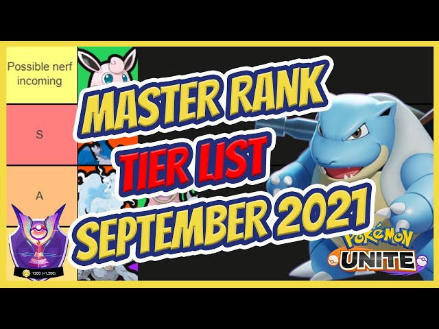 Pokemon UNITE Tier List: September 2021 Edition