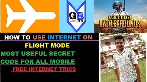 How to use internet on flight mode.Most useful secret code for all mobile.Free internet tricks.