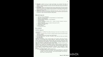 TS TET syllabus (paper 2)for maths & science