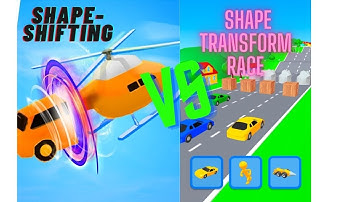 🏎️Shape Shifting 🆚 🏃‍♂️Shape Transform Race🚤.
