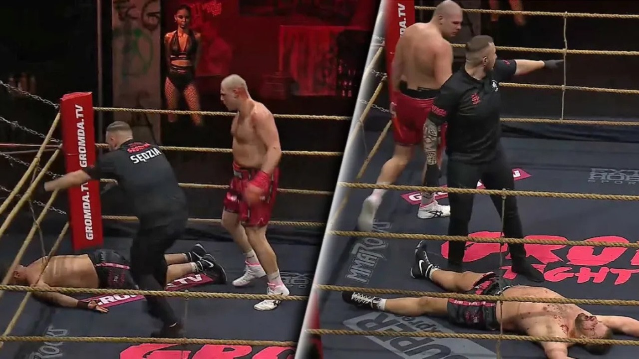 Co za walka! Festiwal nokdaunów, „ZIOMEK” posłał nieprzytomnego „LUCKY’EGO LUKE’A” na deski!