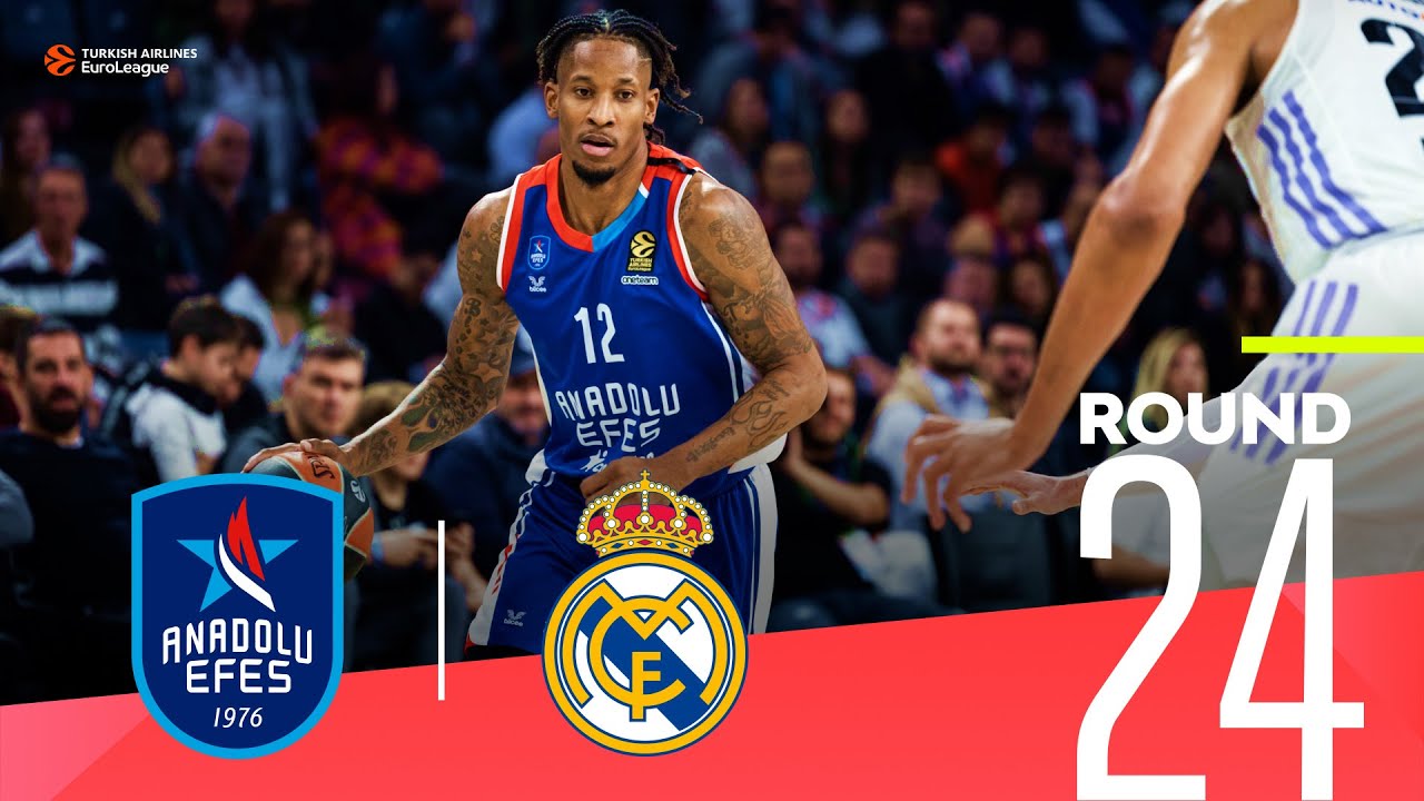 Anadolu Efes Real Madrid 90-89 MAÇ SONUCU ÖZET - Son dakika THY EuroLeague haberleri