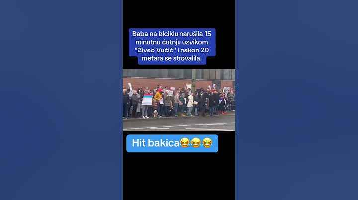 Vučić poslao babu samoubicu na studenske proteste! #balkan #srbija #trending #protesti #studenti