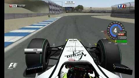 rFactor - Onboard with Button in Laguna Seca - WCP F1 2009