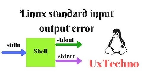 Part 13  Redirection  Standard Input + Standard Error