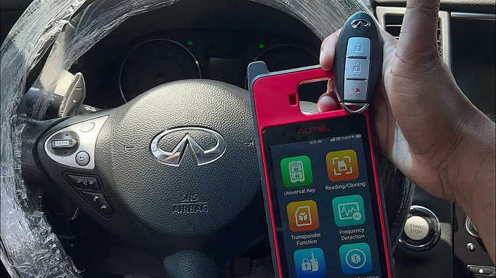 INFINITI FX 2009-2013 ALL SMART KEYS LOST PROGRAMMING USING  AUTELKM100