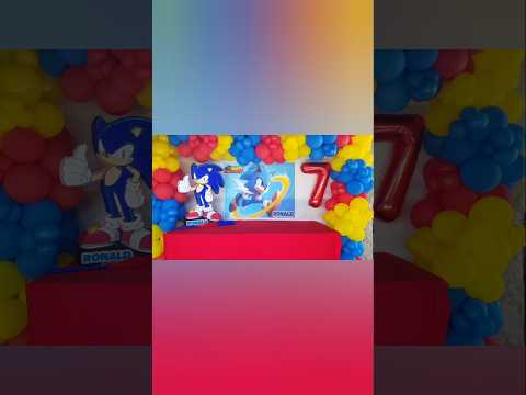 Poster de Sonic hecho en casa, tutorial completo disponible en el canal #hazlotúmismo #sonic