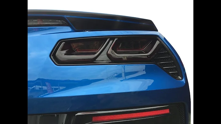 C7 Z06 Taillight Blackouts Installation