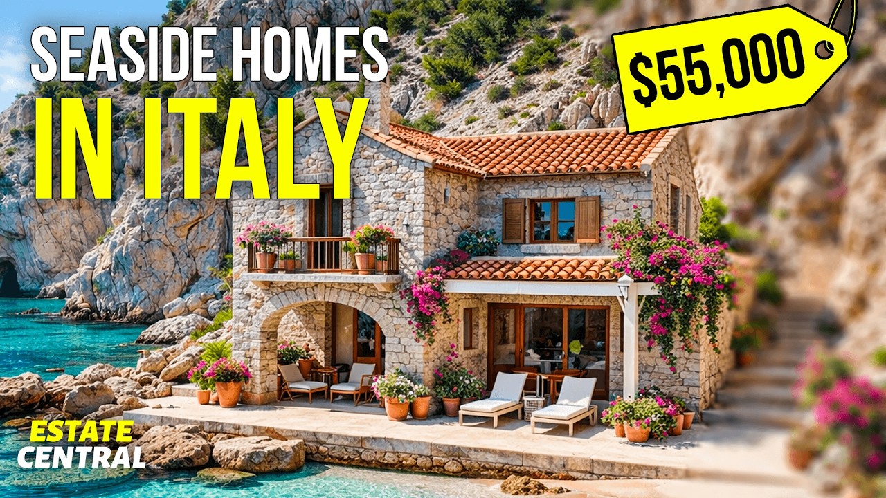 Amazing SEASIDE Homes in ITALY under $55,000