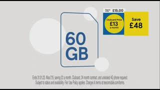 Tesco Mobile Advert, January 23
