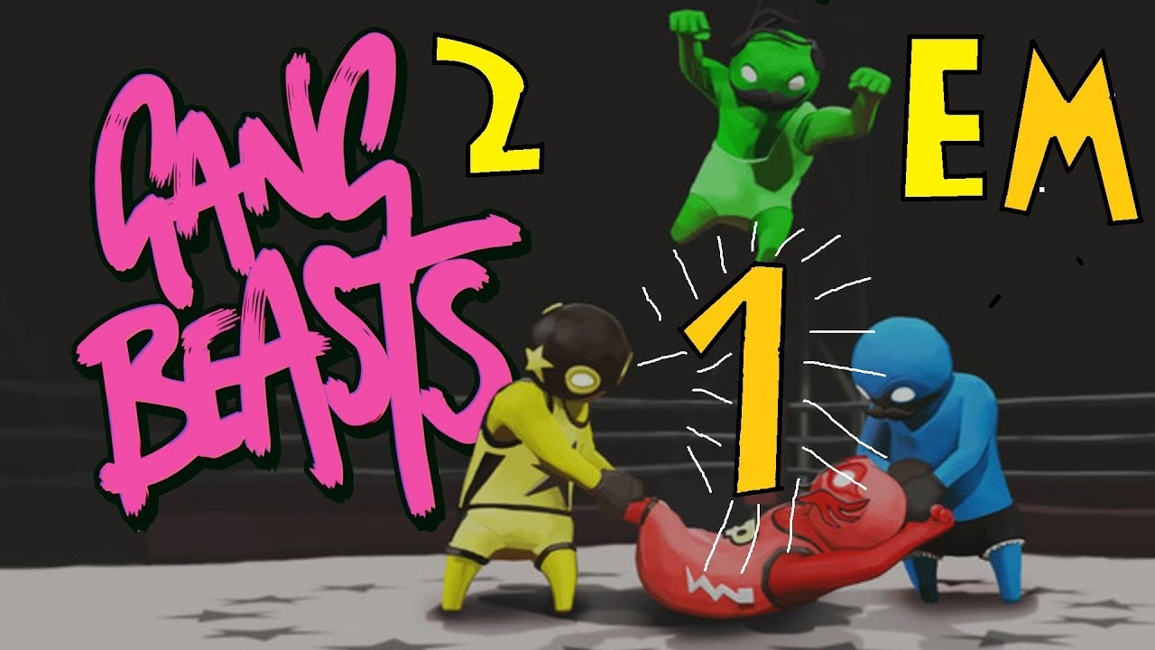 Como jogar Gang Beasts (2 em 1 teclado!!) YouTube