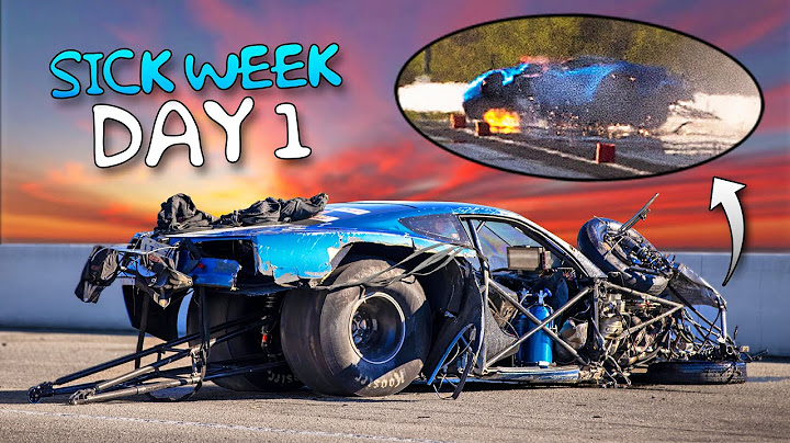 High speed rollover CRASH on the drag strip! | Sick Week Day 1