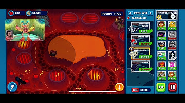 Bloons adventure time td: flame of thrones map 1 normal mode speedrun