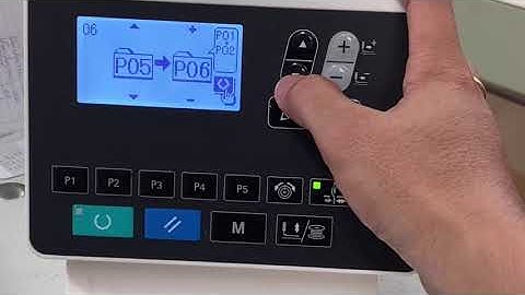 JUKI  LK-1900BN HOW TO DELETE PATTERN? Watch this video.