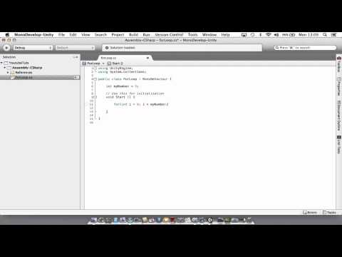 Unity 3d Basic for Loop C#