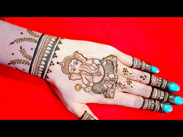 Ganapati Bappa Special Mehndi Tattoos | 3 Different Ganpati Tattoos | How  To Draw Lord Ganesha - YouTube