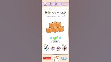 Brain test Level 78 How many cubes are there? #braintesthack #foryoushorts #easygamebraintest #fypp