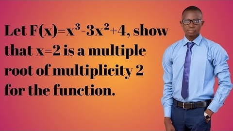 Multiple Root of Multiplicity | numerical Analysis
