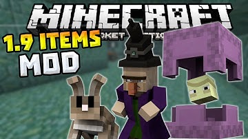 PC ITEMS MOD in 0.12.1!!! - Rabbits, Shulkers & MORE! - Minecraft PE (Pocket Edition)