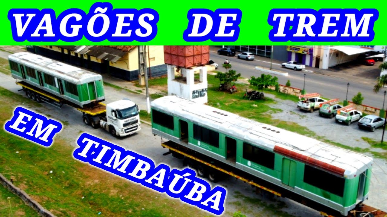 Vagões de Trem - Em Timbaúba - Pernambuco