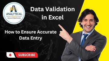 Data Validation in Excel: How to Ensure Accurate Data Entry