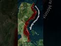 The Longest Mountain Range in the Philippines (Sierra Madre) #shorts #nature #mapanimation