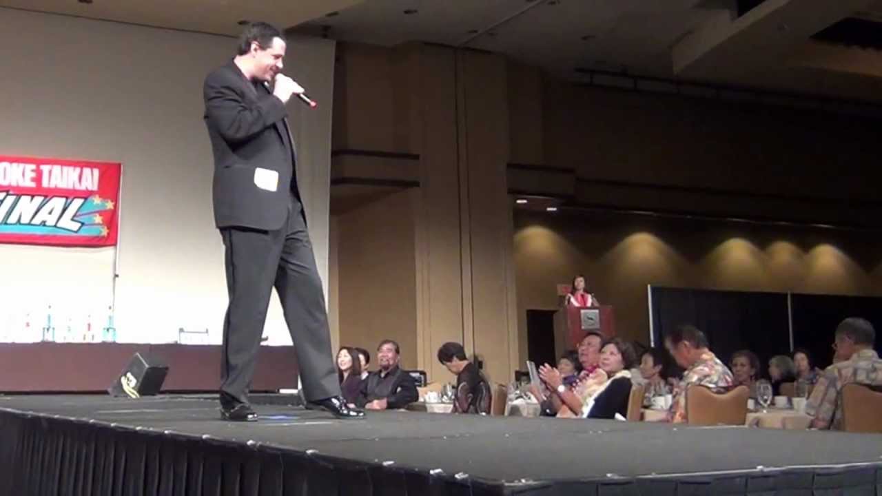 Dave Clayson sings Kita Sakaba (北酒場) at the 32nd Annual KZOO karaoke taikai