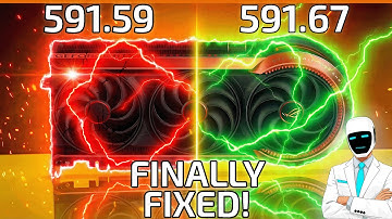 FINALLY FIXED! Nvidia Driver Update 591.67 vs 591.59 | RTX 5070 Driver Comparison