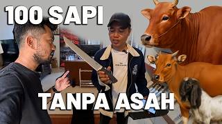 100 Sapi Tanpa Asah!!! Baja Baru Sudah Diuji di RPH | Persiapan Idul Adha 2026 Pisau Terbaik
