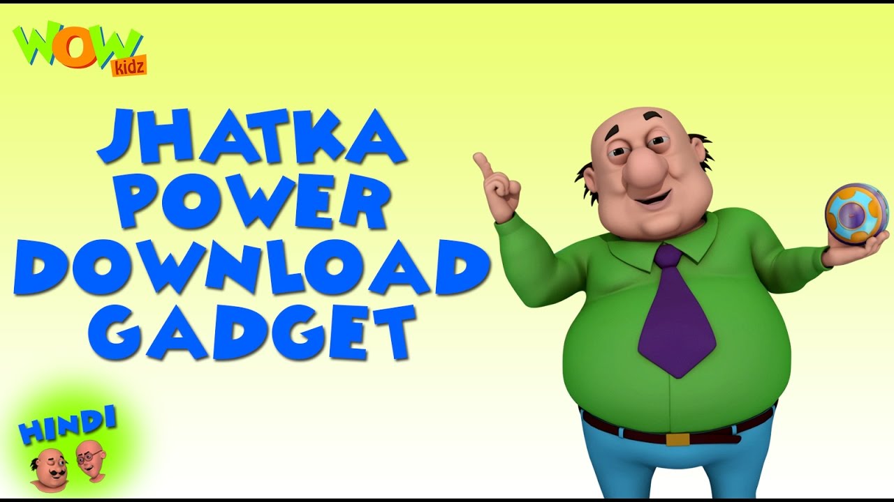 Jhatka Power Download Gadget   Motu Patlu in Hindi   3D Animation Cartoon  As on Nickelodeon