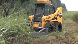 Gehl skid and track loaders in forestry applications