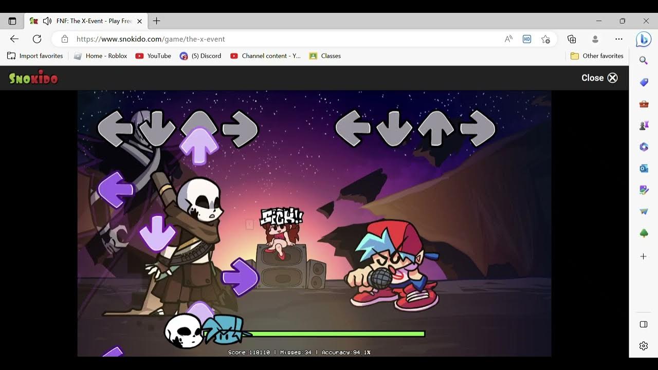 fnf the x event YouTube