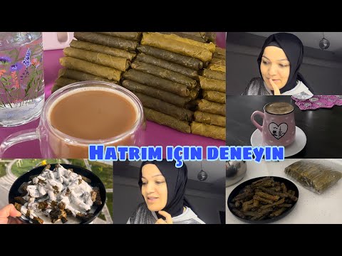 HEVESLERİ KURSAĞINDA KALDI❌ ÇAMUR YAĞDI ⁉️ PAMUK GİBİ YAPRAK SARMA😋 GÜNLÜK VLOG🎥