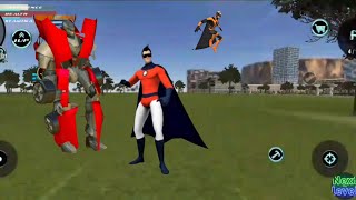 Superhero (naxeex) gameplay/ Superhero fight with robots/Android gameplay HD. screenshot 4