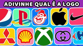 🤔 ADIVINHE A MARCA PELA LOGO | 50 LOGOS FAMOSAS! ⭐ APENAS 5% ACERTAM TUDO 🏆 #quiz #logo #marca #jogo