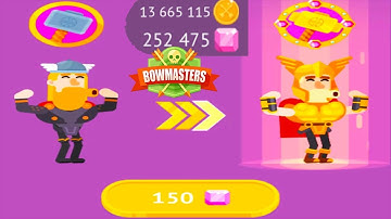 Bowmaters - Thor the Thundergod Unlocked and Upgraded - 27 New Characters Hack Android Gameplay 2018