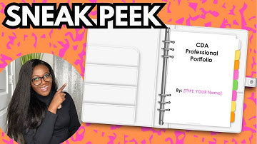 CDA Portfolio Sneak Peek | Princess Educator