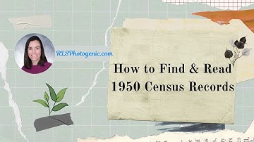 How To Find Your Ancestors - 1950 Census - Archives.gov