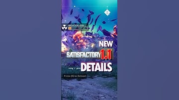 Details Teased for Satisfactory 1.1